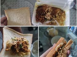 Waduh! Ada Sekte Makan Bubur Ayam ala Sandwich