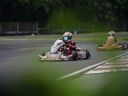 Pegokart Cilik Asal Sulawesi Tenggara Bersinar di Kejurnas Gokart 2022