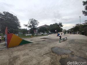 Senangnya Skater Boy Saat Taman di Bogor Dibuka Lagi Sejak Pandemi