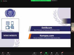 detikcom Dapat Penghargaan di WOW Brand Festive Day 2022