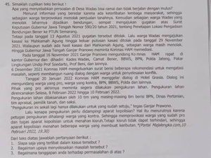 Konflik Wadas di Soal PPKn SMP, LBH Jogja: Penyelundupan Agenda Politik Konflik Wadas di Soal PPKn SMP, LBH Jogja: Penyelundupan Agenda Politik