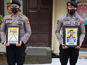1 Bulan Desersi, 2 Polisi di Makassar Dipecat Tidak Hormat 1 Bulan Desersi, 2 Polisi di Makassar Dipecat Tidak Hormat