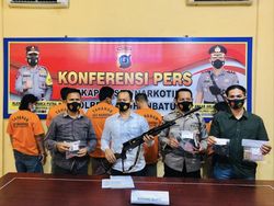 Pengedar Narkoba di Sumut Modifikasi Senapan Angin Setara Senjata Api
