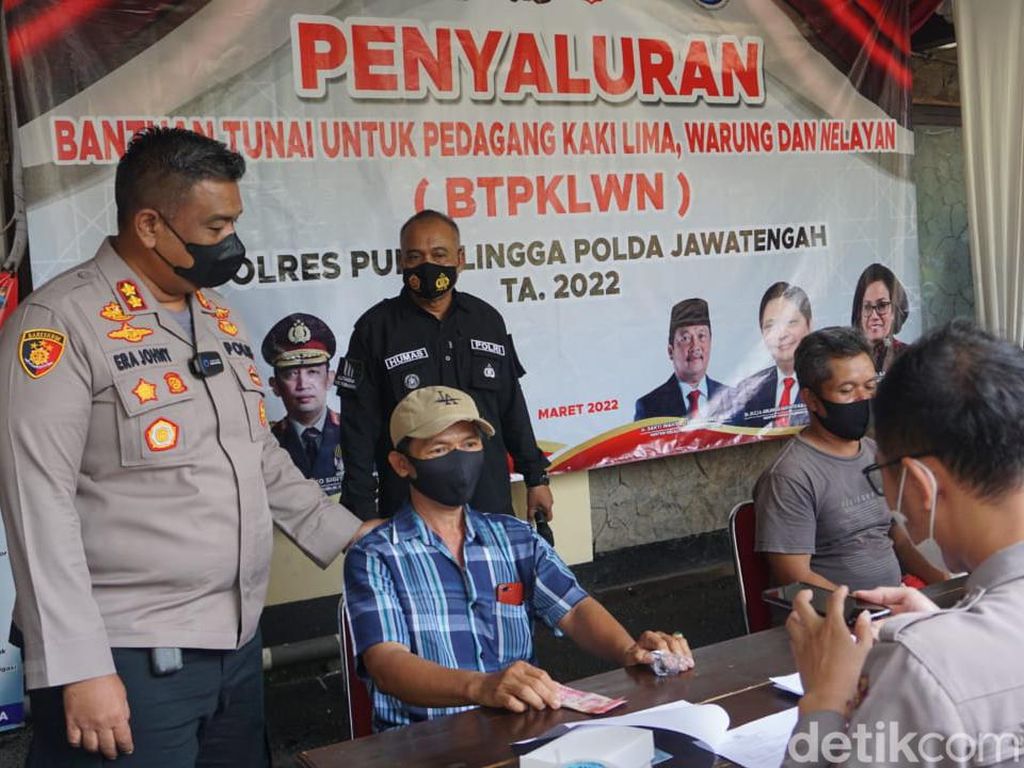 Ribuan PKL-Warung di Purbalingga Disasar Bantuan Tunai Rp 3,6 M