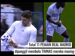 Real Madrid Ditinggal 11 Pemain di Jeda Internasional