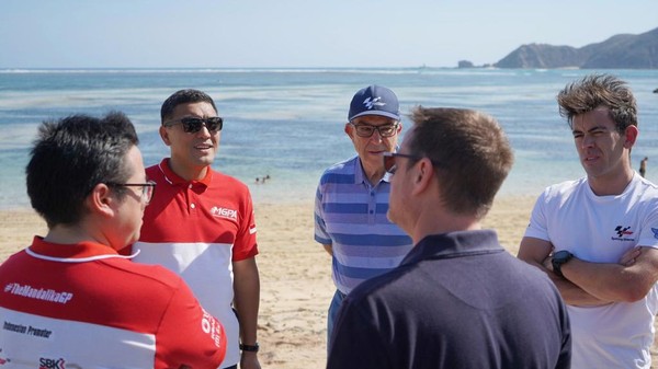 Abdulbar M. Mansoer ITDC dan Dorna bertemu di kawasan Mandalika pada 2018.