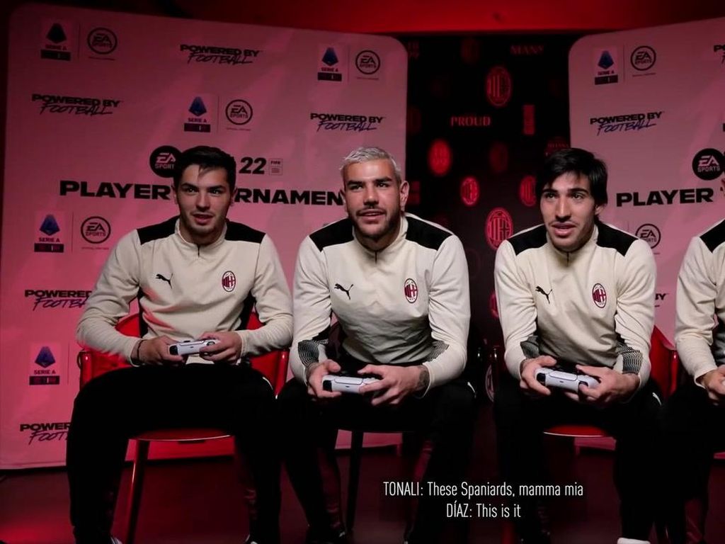 Video: Begini kalau Bintang AC Milan Lagi Ngadu Main FIFA 22