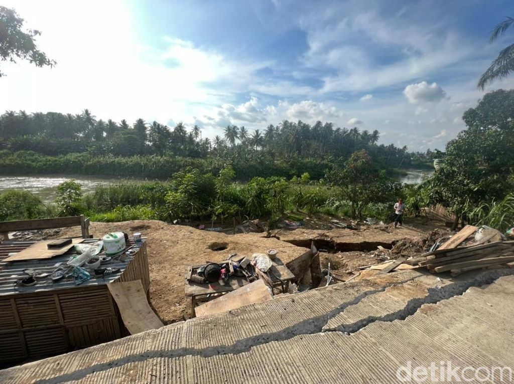 Jalan Amblas-Terputus di Desa Kampale Sidrap, BBWS Bakal Buat Tanggul Darurat