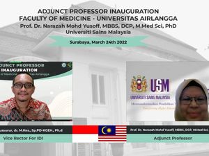 FK Unair Lantik Adjunct Professor dari Malaysia FK Unair Lantik Adjunct Professor dari Malaysia
