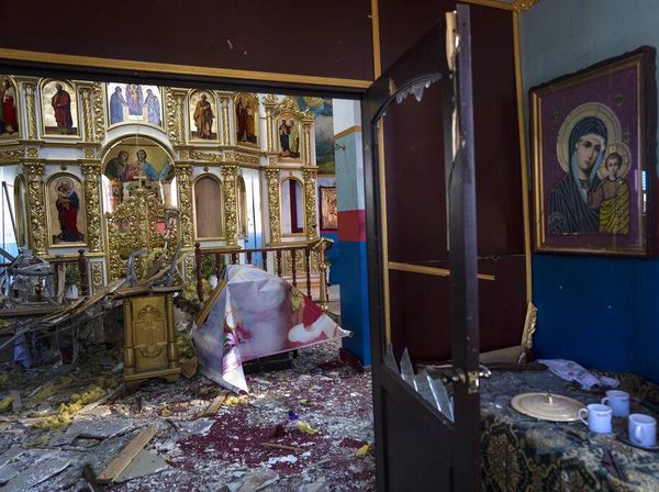 Invasi Rusia, Gereja Kristen Ortodoks di Ukraina Ini Porak-poranda