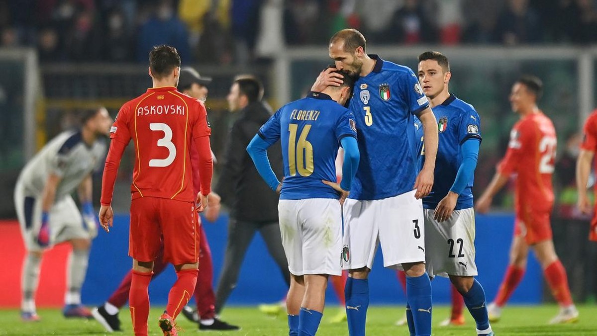 Timnas Italia tidak lolos ke Piala Dunia 2022. Foto: Getty Images/Tullio M. Puglia
