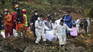 Boeing 737-800 Jatuh di Guangxi, Bagian Tubuh Korban Ditemukan