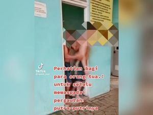 Viral Sejoli Tepergok Berduaan-Telanjang Dada di Toilet Kolam Renang Pasuruan