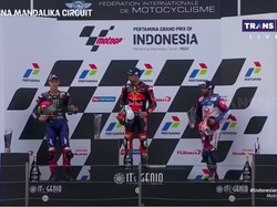 Tak Ada Selebrasi Sampanye di MotoGP Indonesia