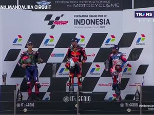 Tak Ada Selebrasi Sampanye di MotoGP Indonesia Tak Ada Selebrasi Sampanye di MotoGP Indonesia