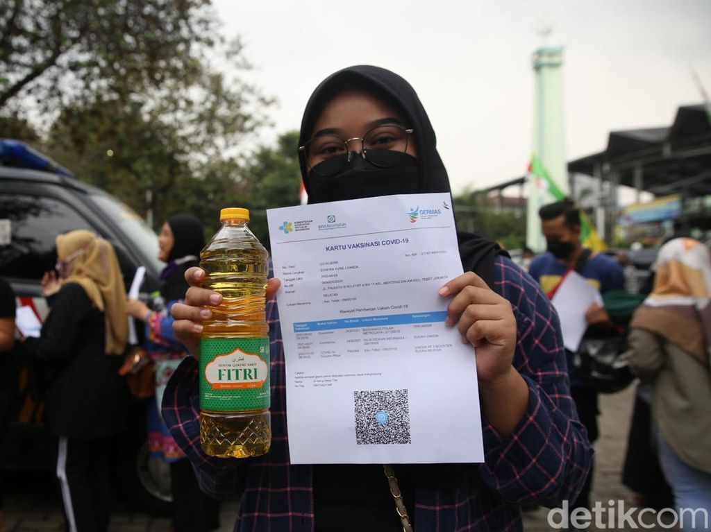 Daftar Lokasi Vaksin Booster Pfizer di Jakarta, Berhadiah Minyak Goreng!
