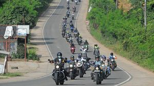Bruuumm... Ratusan Moge Ngegas di Jambi