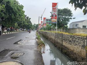Sumur Resapan Jl Karang Tengah Sempat Tergenang, Pembuatan Sodetan Dibahas
