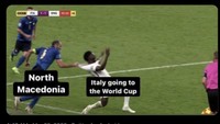 Italia takkan ke Qatar karena ditarik Makedonia Utara. Foto: dok. Twitter
