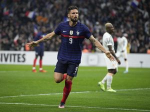 Olivier Giroud Dekati Rekor Thierry Henry di Timnas Prancis Olivier Giroud Dekati Rekor Thierry Henry di Timnas Prancis