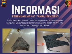 Fakta Baru Kasus Mayat Wanita Misterius di Klaten, Ini Ciri Pakaiannya