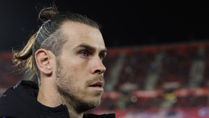 Soccer Football - LaLiga - RCD Mallorca vs Real Madrid - Visit Mallorca Stadium, Palma de Mallorca, Spain - March 14, 2022 Real Madrids Gareth Bale before the match REUTERS/Juan Medina