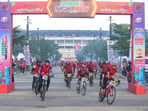 HUT ke-49, PDIP Gelar Banteng Ride & Night Run di GBK HUT ke-49, PDIP Gelar Banteng Ride & Night Run di GBK