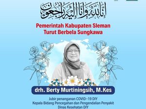 Jubir Penanganan COVID-19 DIY Berty Murtiningsih Meninggal Dunia Jubir Penanganan COVID-19 DIY Berty Murtiningsih Meninggal Dunia