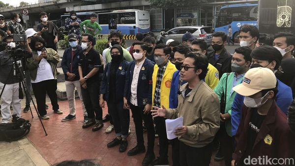 Aksi Mahasiswa Tolak Penundaan Pemilu 2024