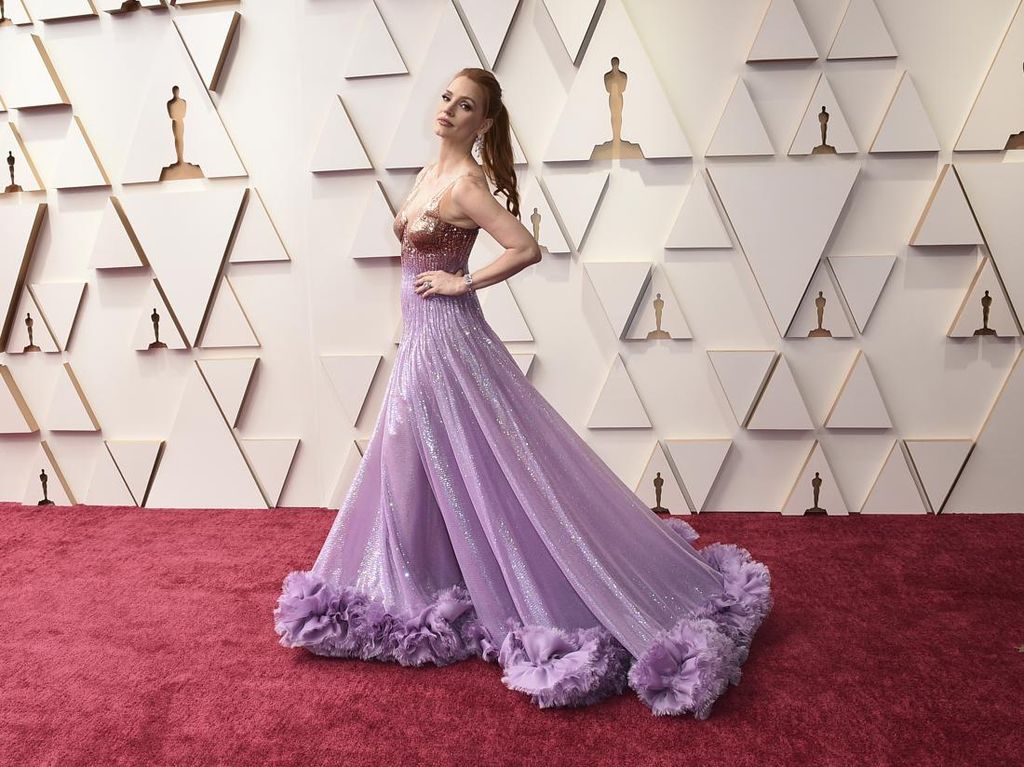 Best Actress, Jessica Chastain Singkirkan Nicole Kidman-Kristen Stewart di Oscar 2022