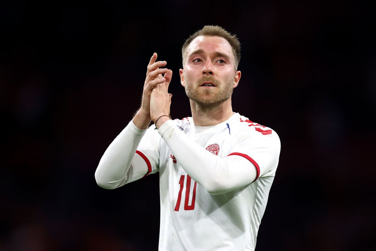 Eriksen sudah kembali membela Timnas Denmark. Foto: Getty Images/Dean Mouhtaropoulos