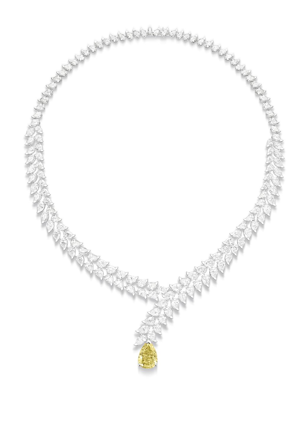 Diamond Heliconia Necklace