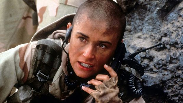 Film GI Jane (1997) yang dibintangi Demi Moore.