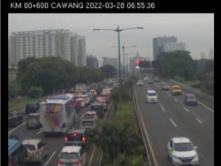 Tol Dalam Kota Cawang-Pancoran Macet Pagi Ini