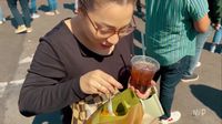 Keseruan Nikita Willy saat Jajan Kuliner Indonesia di Amerika