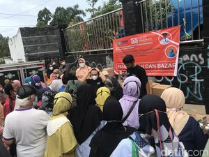 2 Tahun Absen, Bazar Ramadan di Sukabumi Diserbu Emak-emak