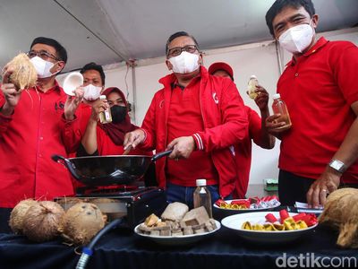 Momen PDIP Demo Masak Tanpa Minyak Goreng