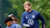 Timo Werner juga jadi pilihan utama Timnas Jerman. Walau di Chelsea, Werner kerap disisihkan (Getty Images)