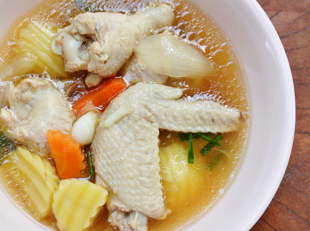 Resep Sop Ayam Bumbu Jahe Shoyu Kuah Bening yang Kaya Nutrisi