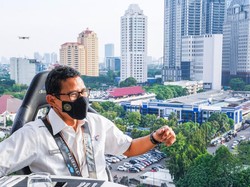 Sandiaga Jajal Resto Melayang di Bundaran Semanggi, Apa Katanya?