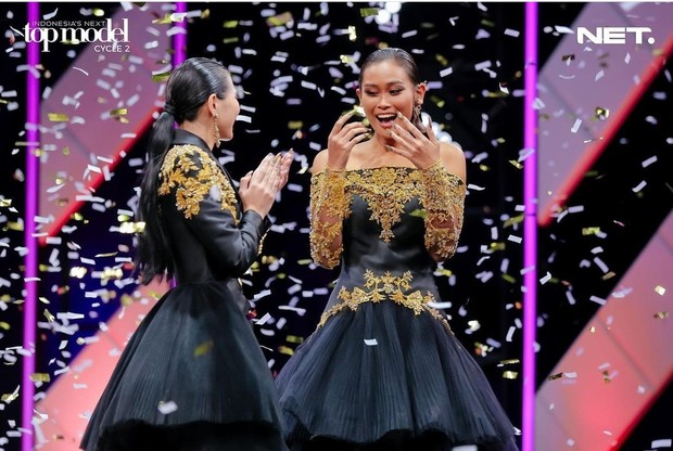 Sarah Gabriella Tumiwa juara INTM cycle 2/Foto: Instagram.com/intm_nettv profil model Sarah Tumiwa juara INTM cycle 2