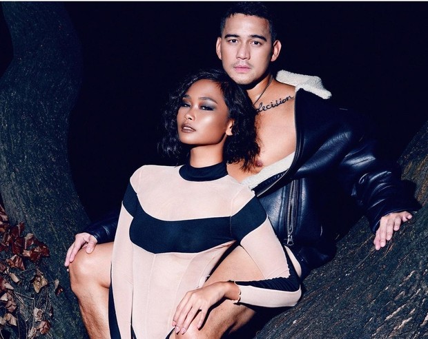 Sarah Tumiwa dan Mario Lawalata/Foto: Instagram.com/bubahalfian profil model Sarah Tumiwa juara INTM cycle 2