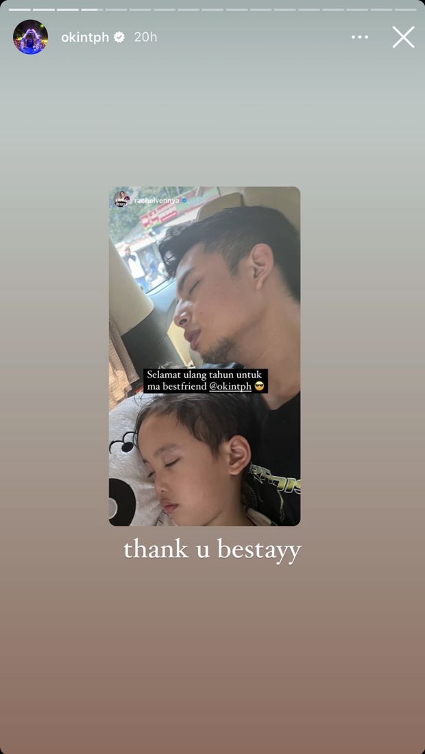 Tangkapan layar Instagram Story Okin