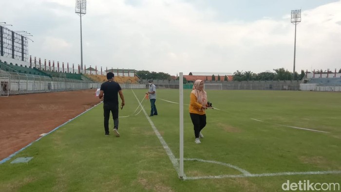 TIm verifikasi cek Stadion Gelora Bangkalan