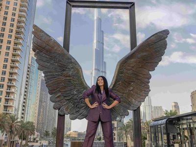 Potret Anggun Liburan Mevvah di Dubai