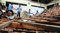 Begini Kondisi Dua SD di Bogor yang Ambruk Akibat Hujan