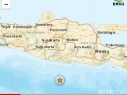 Gempa M 3,4 Guncang Pacitan