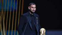 Padahal di akhir tahun 2021 kemarin, Donnarumma baru saja menyabet gelar kiper terbaik, Yashin Trophy (Getty Images)