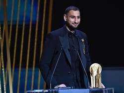 Padahal di akhir tahun 2021 kemarin, Donnarumma baru saja menyabet gelar kiper terbaik, Yashin Trophy (Getty Images)