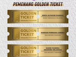 Ini 3 Peraih Golden Ticket ITS, Ada Influencer dan YouTuber